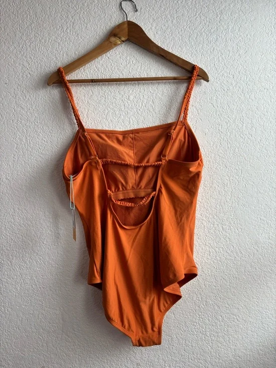 NWT Kona Sol Orange One-Piece Swimsuit XL - Picture 4 of 4